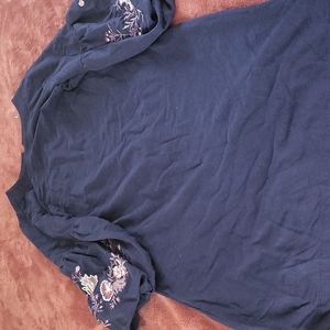 Dark blue mini dress